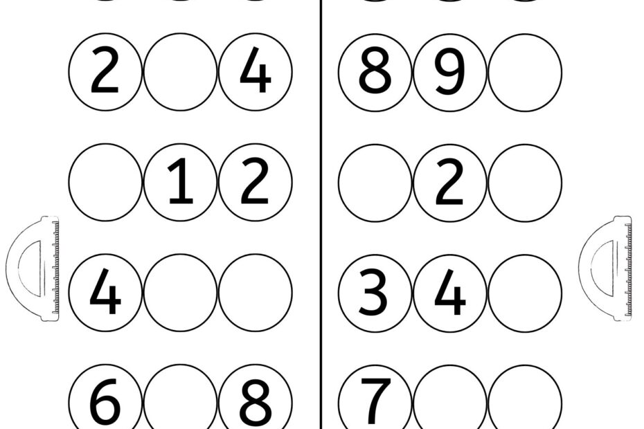 Math Practice Worksheets For Preschool And Kindergarten Kids