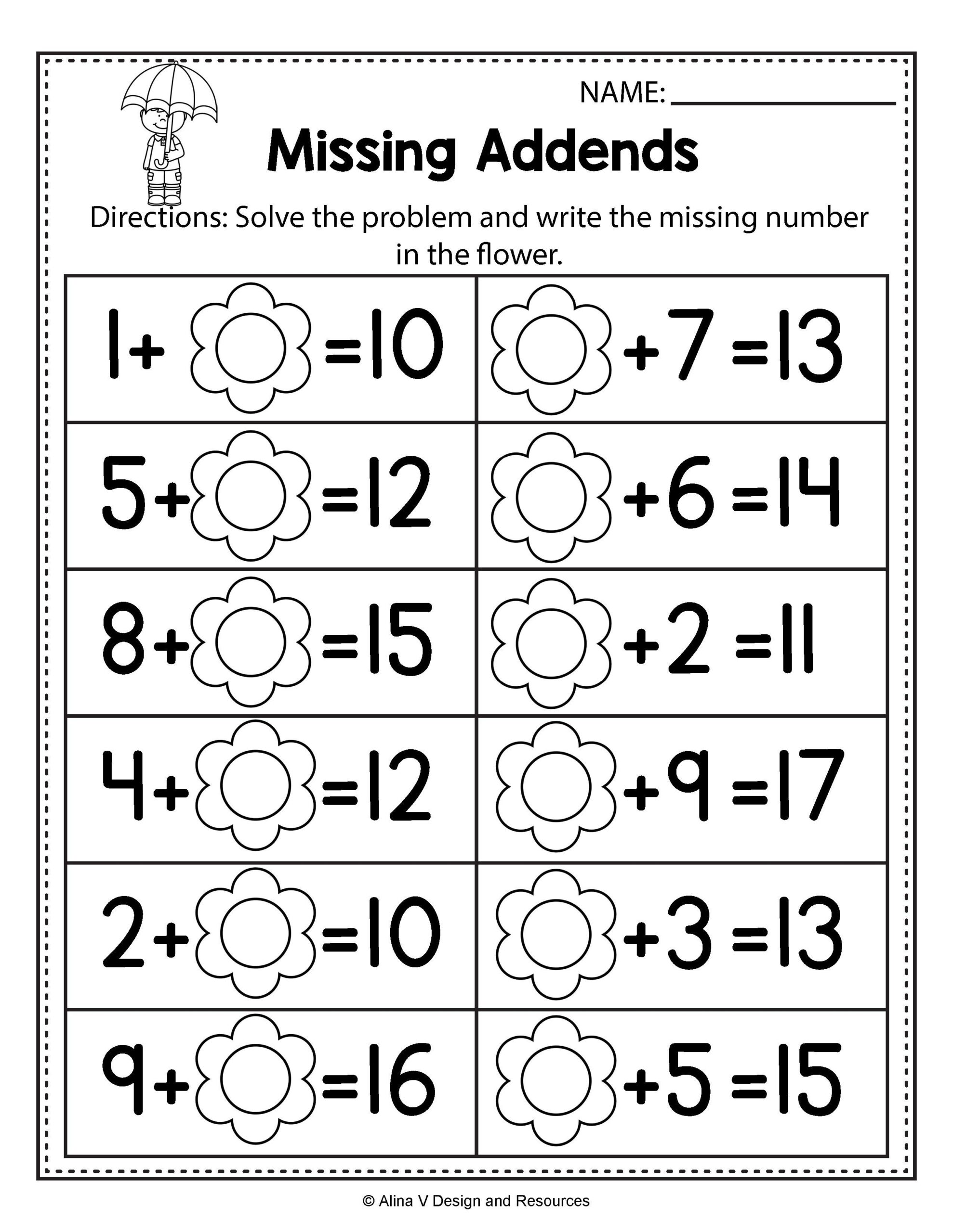 math activities for grade 1 printables