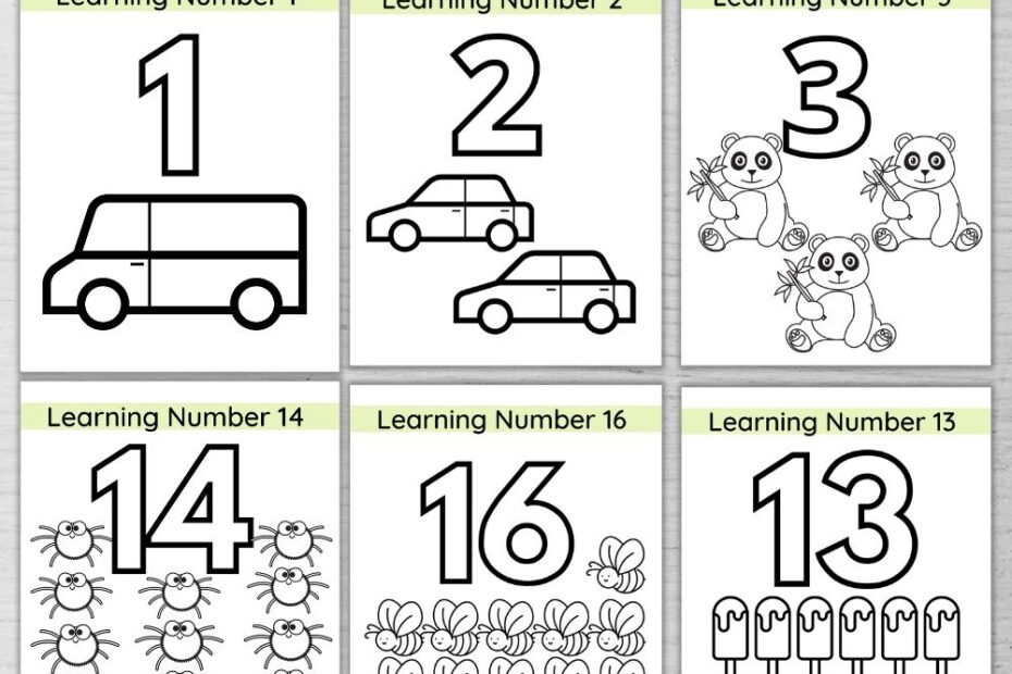Math Sheets For 3 Year Olds