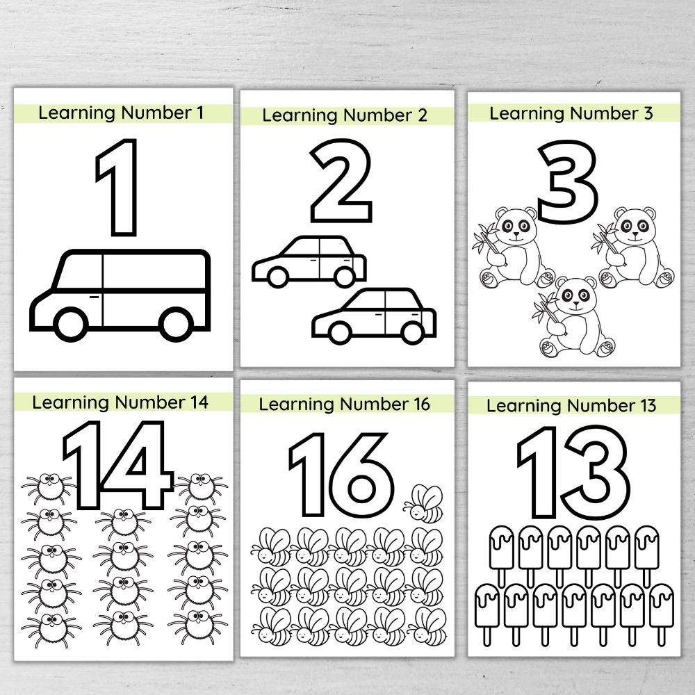 Math Sheets For 3 Year Olds
