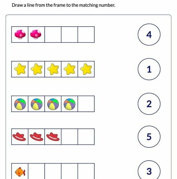 Math Worksheets For 5 Year Olds