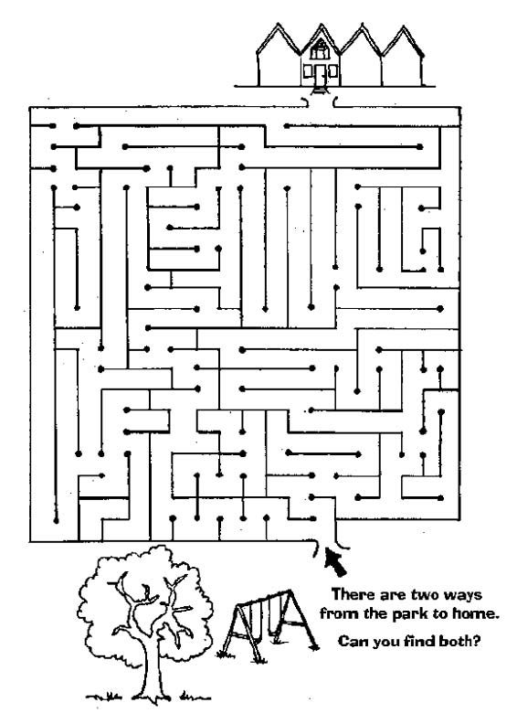 maze activities printable