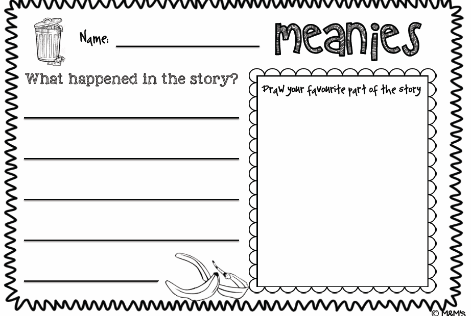 Meanies Literacy Pack A Joy Cowley Book Study Joy Cowley Books Joy