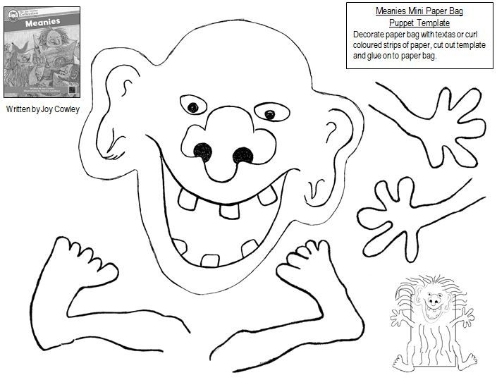 meanies printable activities
