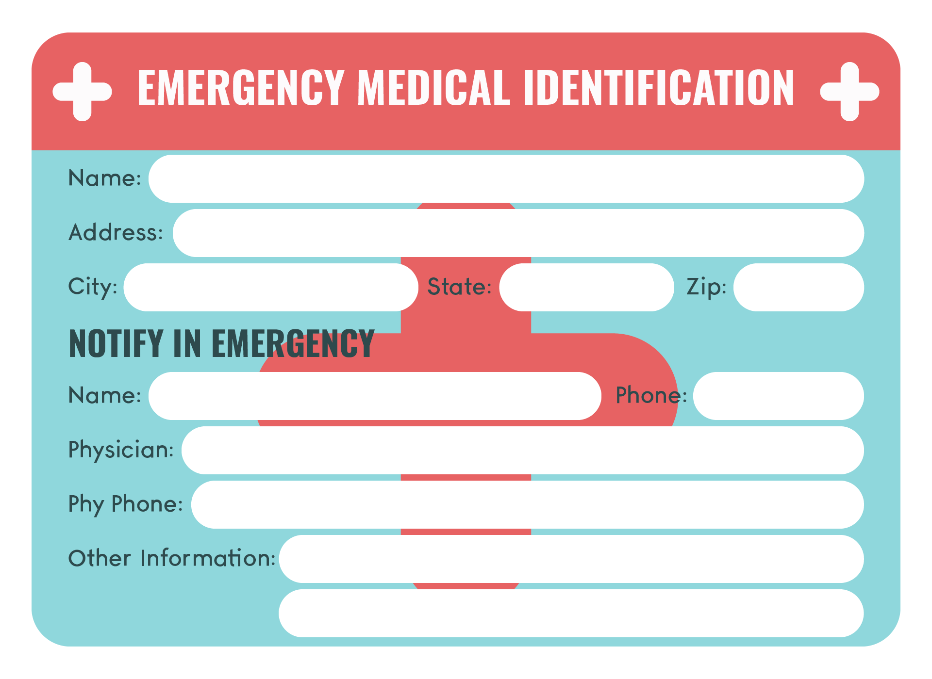 Medical Cards 10 Free PDF Printables Printablee