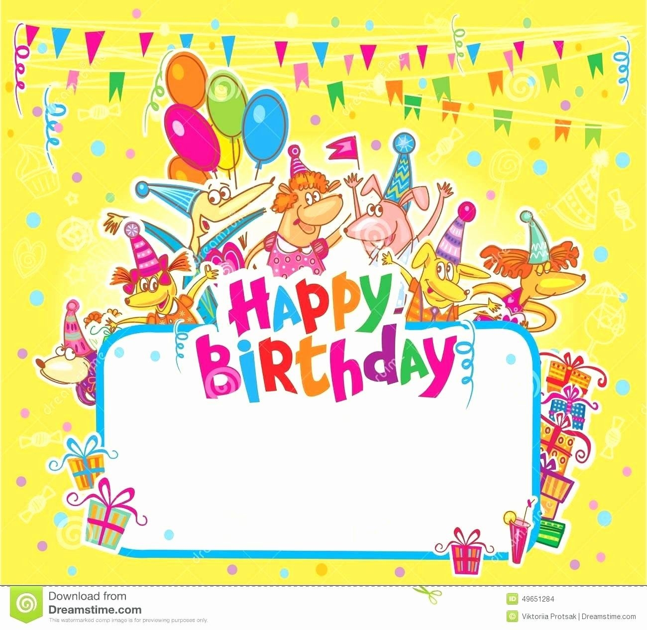 Microsoft Word Birthday Card Template