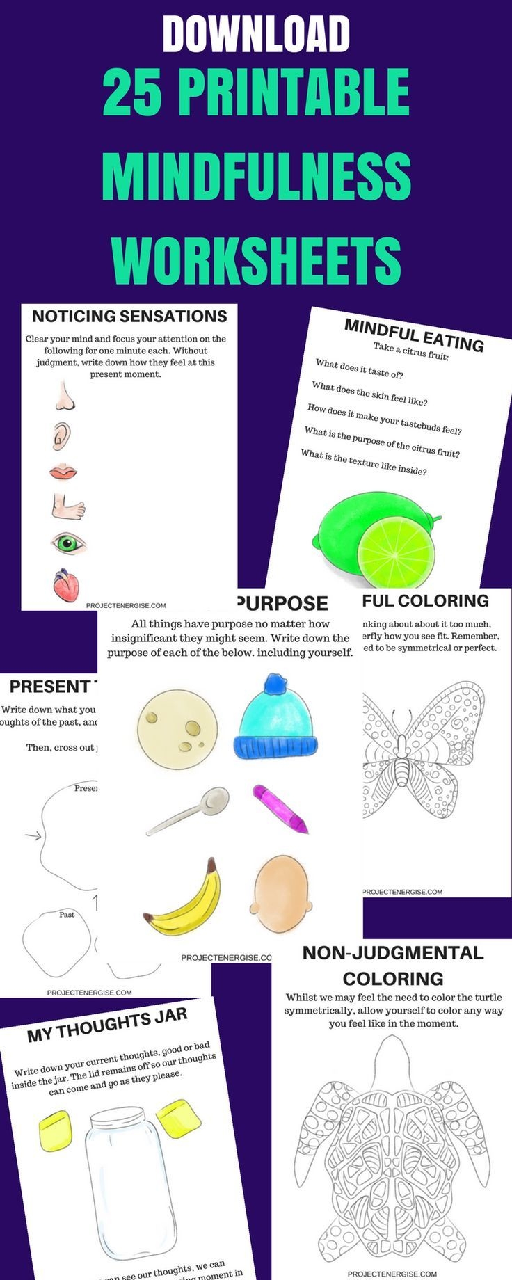 free printable mindfulness activities