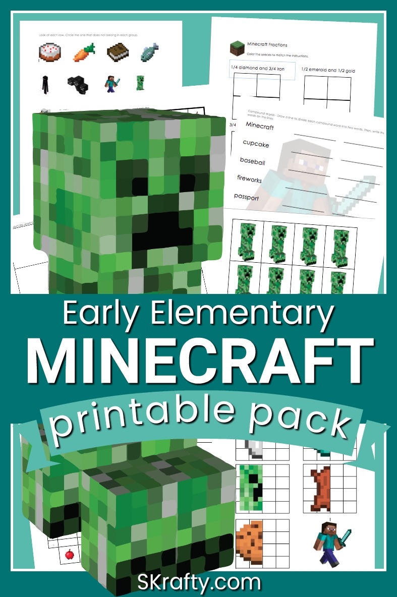 Minecraft Printables Pdf Printable Free Templates