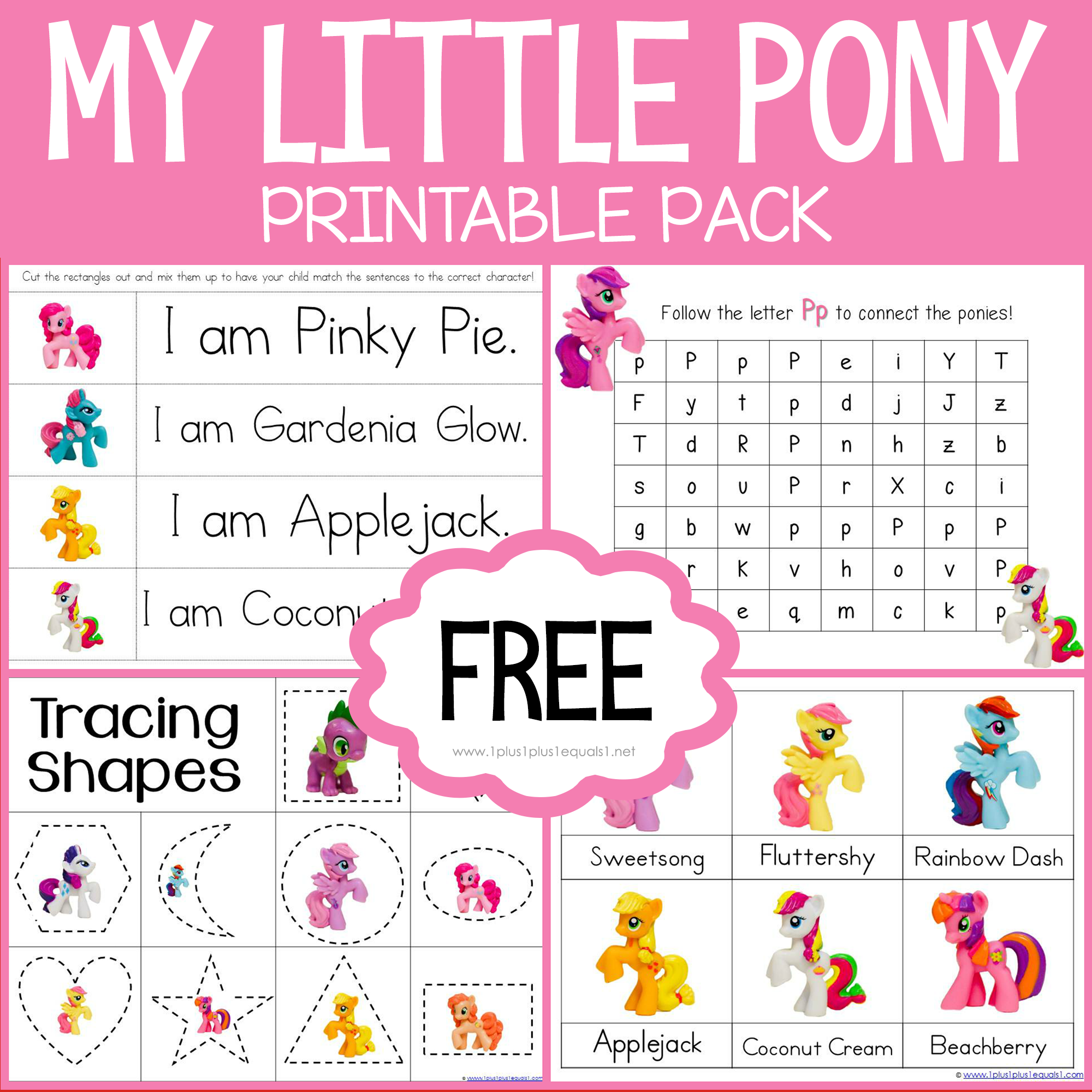 My Little Pony Printables For Kids My Little Pony Printable 