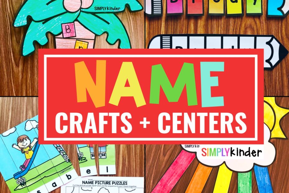 Name Crafts Name Centers Simply Kinder