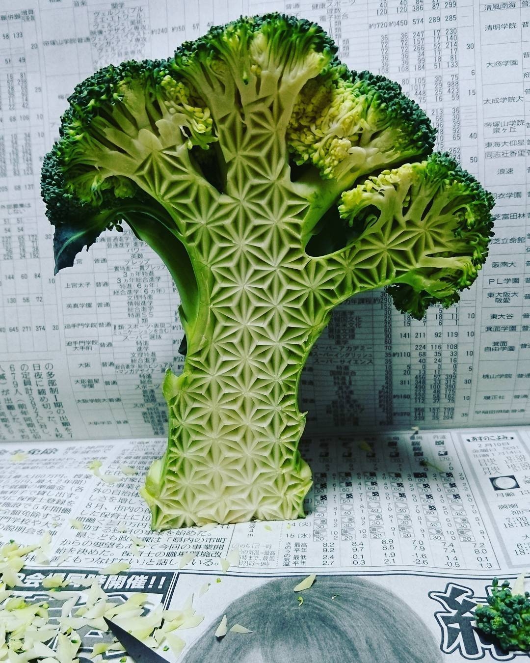 fruit and vegetable carving pictures