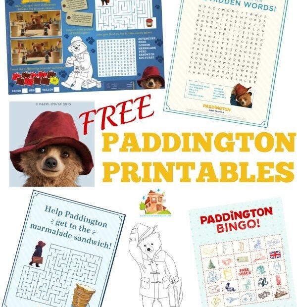 Paddington Bear Crafts Activities Free Printables Artofit