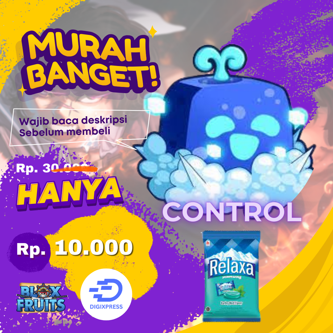 Permen Relaxa Control Fruit Blox Fruit ROblox Buah Control Bloxfruit Blockfruit