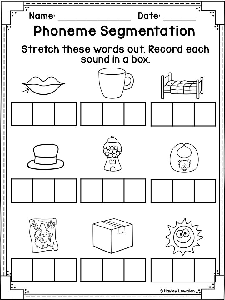 Phonemic Awareness Activities Worksheets