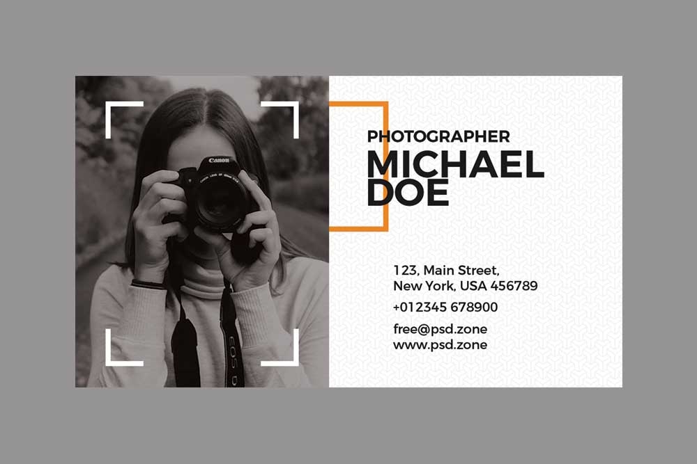 Photographer Business Cards Templates Free