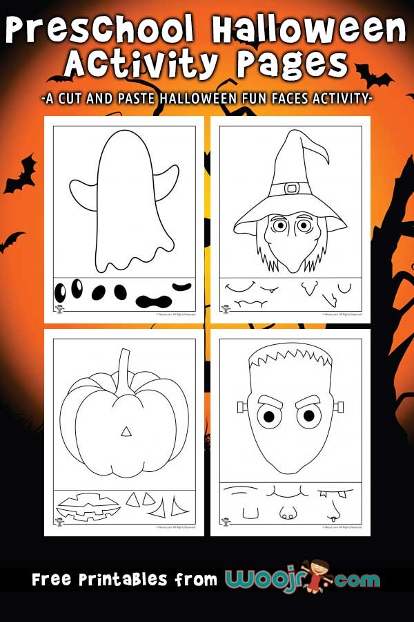 free printable halloween activities for preschoolers
