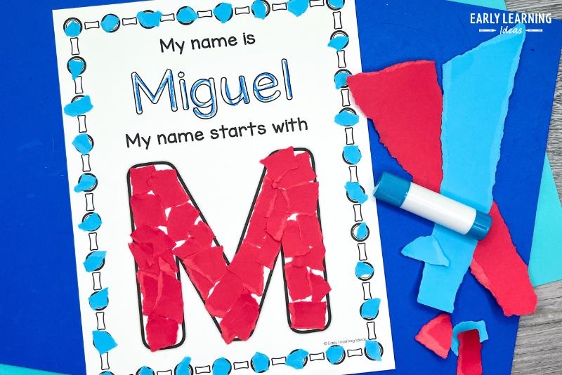 learn my name craft activities printable
