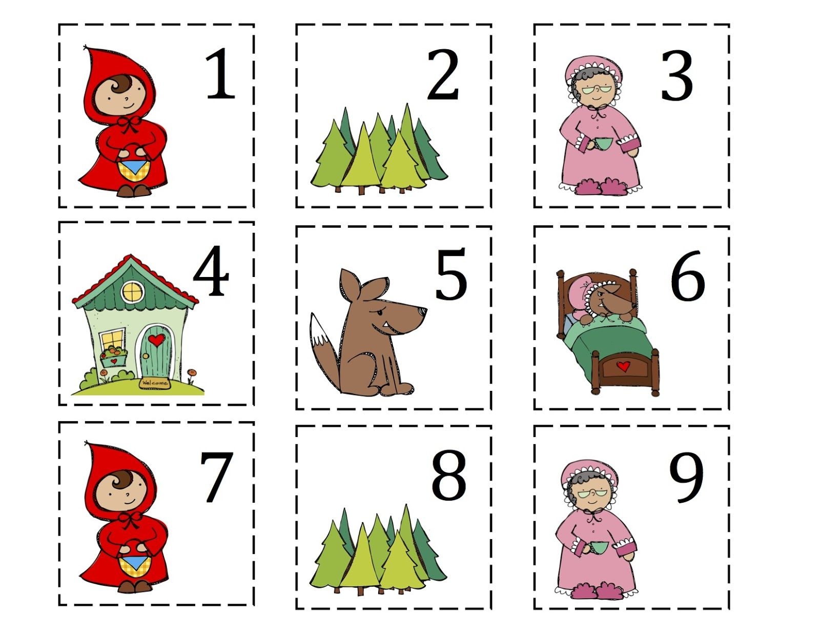 Preschool Printables Fairy Tales Preschool Little Red Riding Hood 
