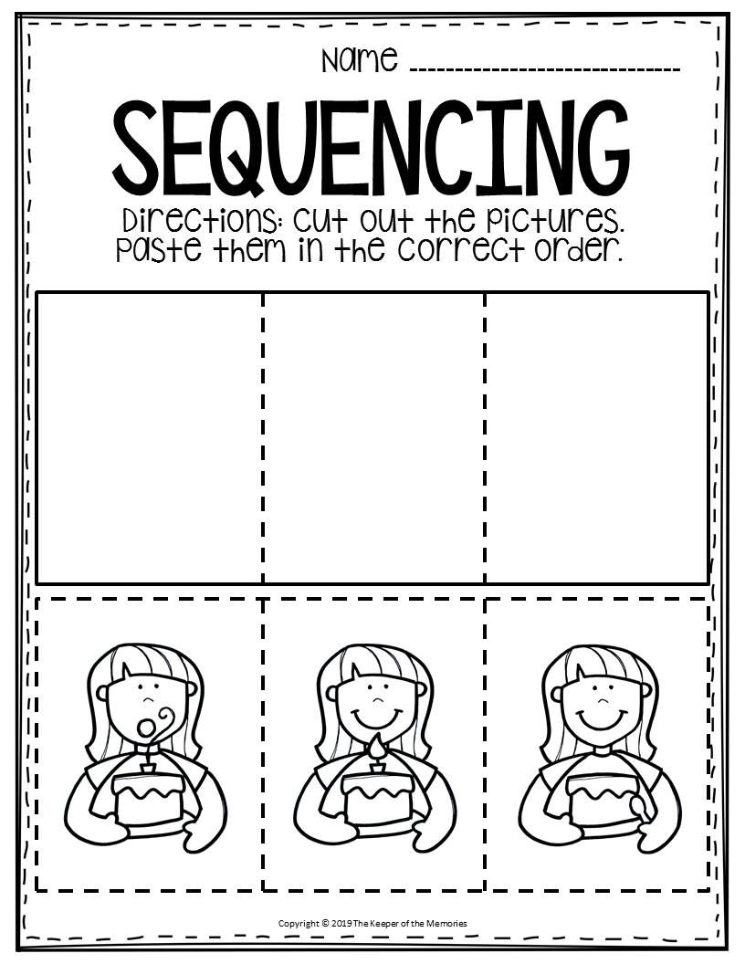 Preschool Sequence Worksheets Sequencing Pictures Worksheet