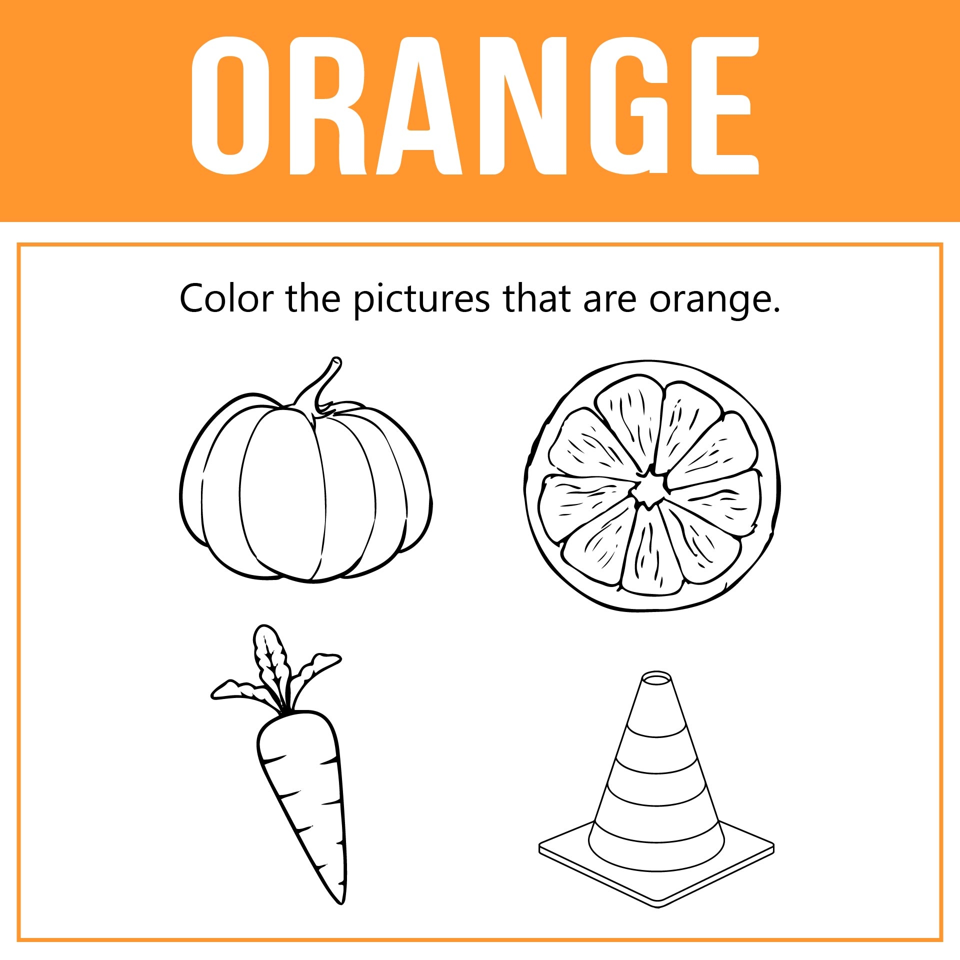 color activities for preschool printable pdf