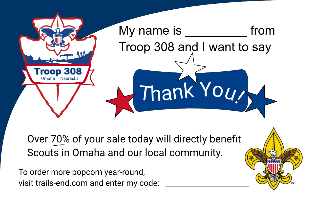 Print outs Scouts BSA Troop 308