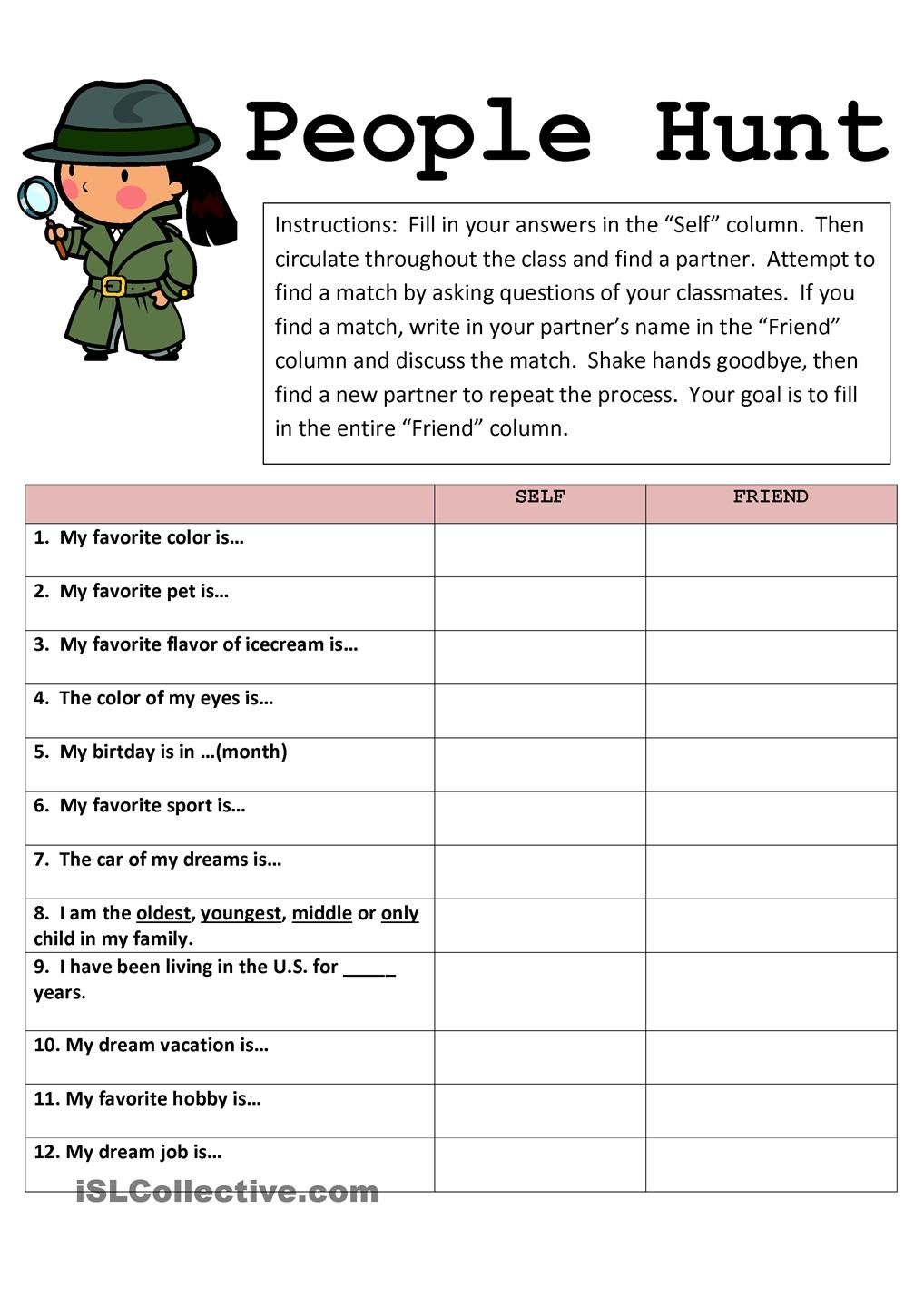 Printable Activities For Teens