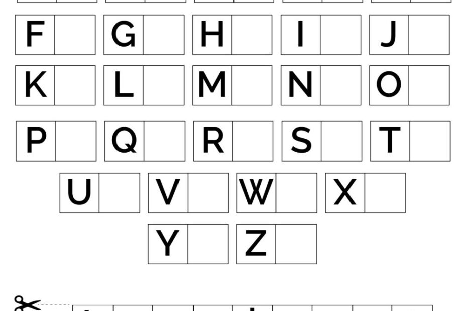 Printable Alphabet Worksheets For Kindergarten PDF Downloads