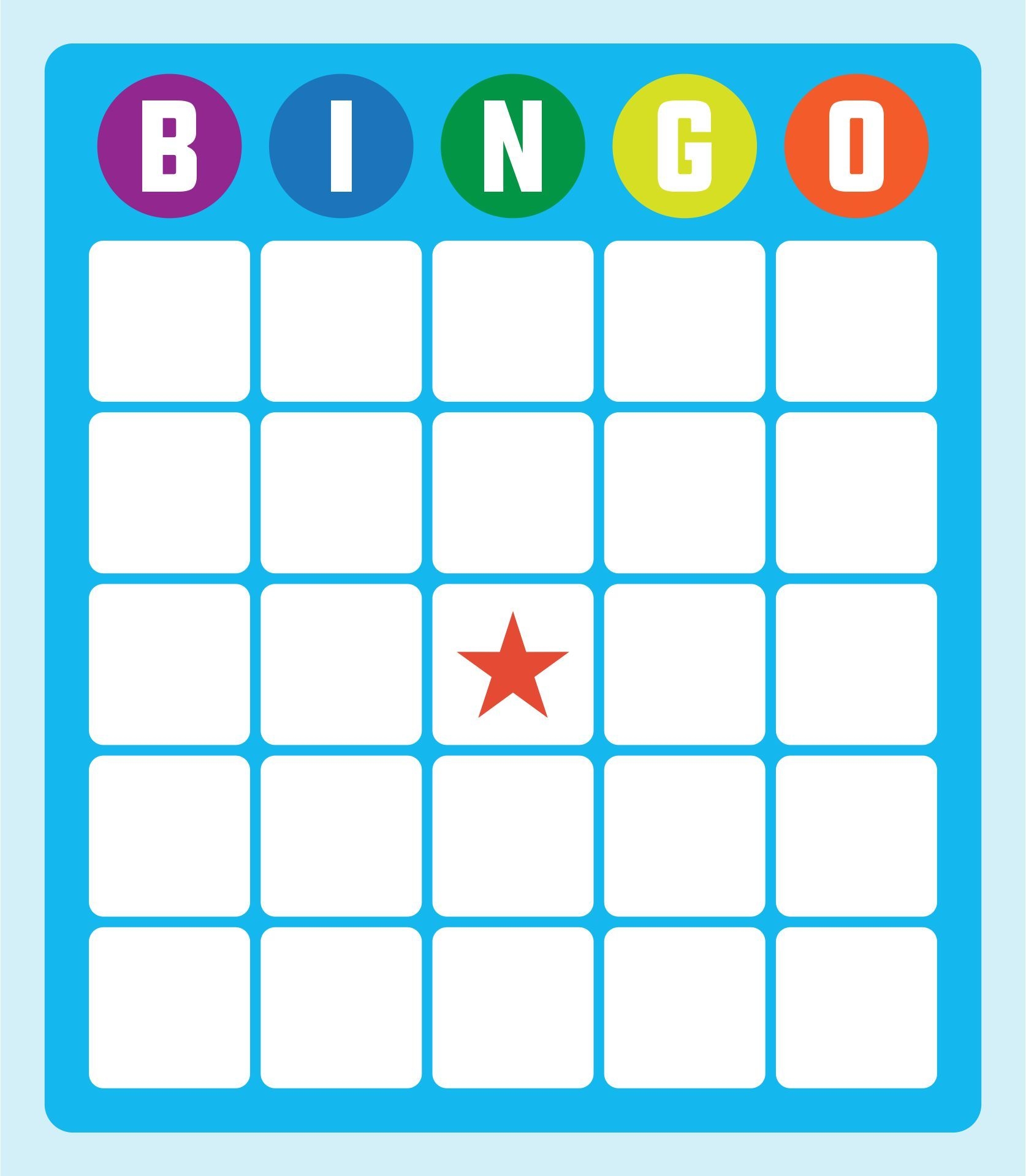 free bingo card printable templates