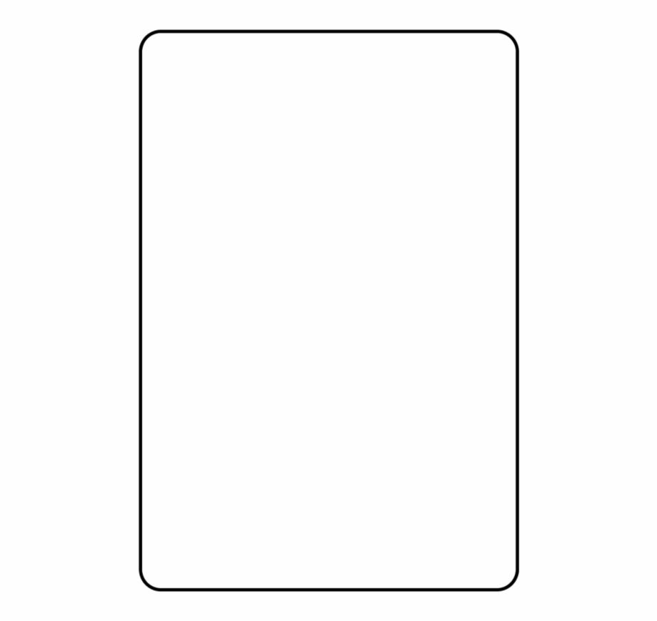 blank playing card template printable