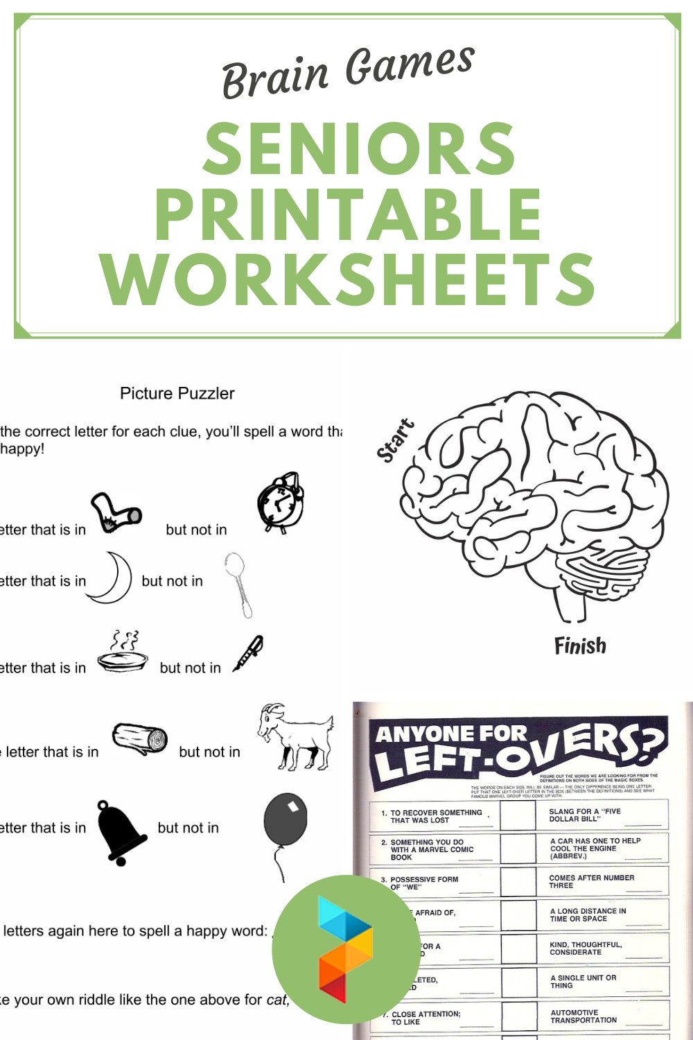Printable Brain Games For Seniors Free Games