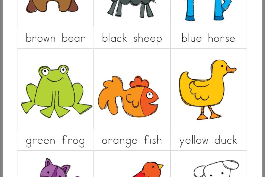 Printable Brown Bear Brown Bear