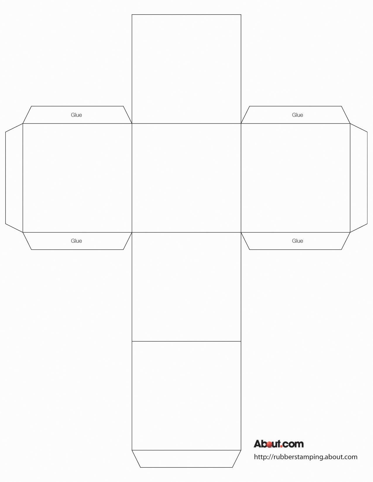 Printable Card Box Template