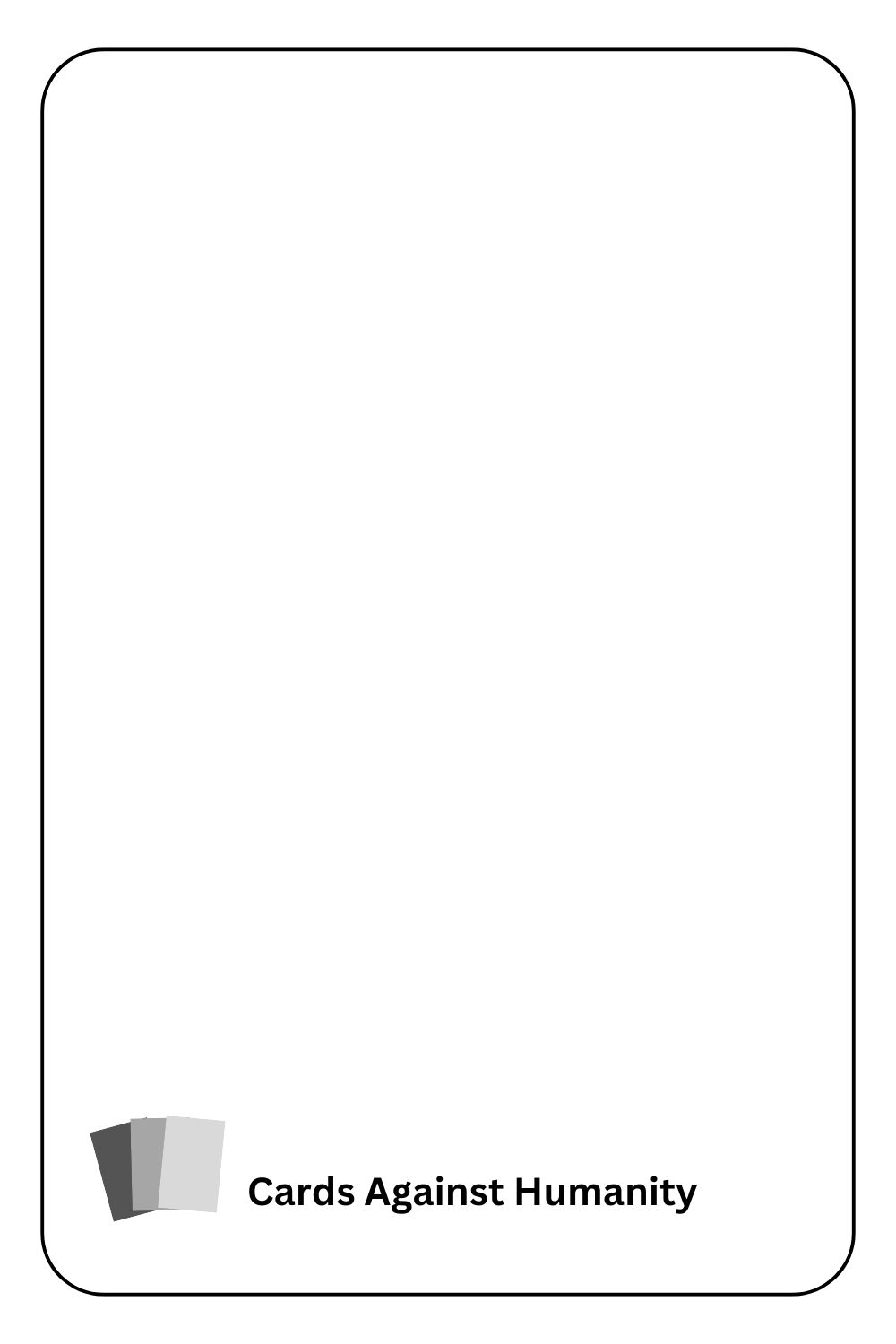 cards against humanity printable template