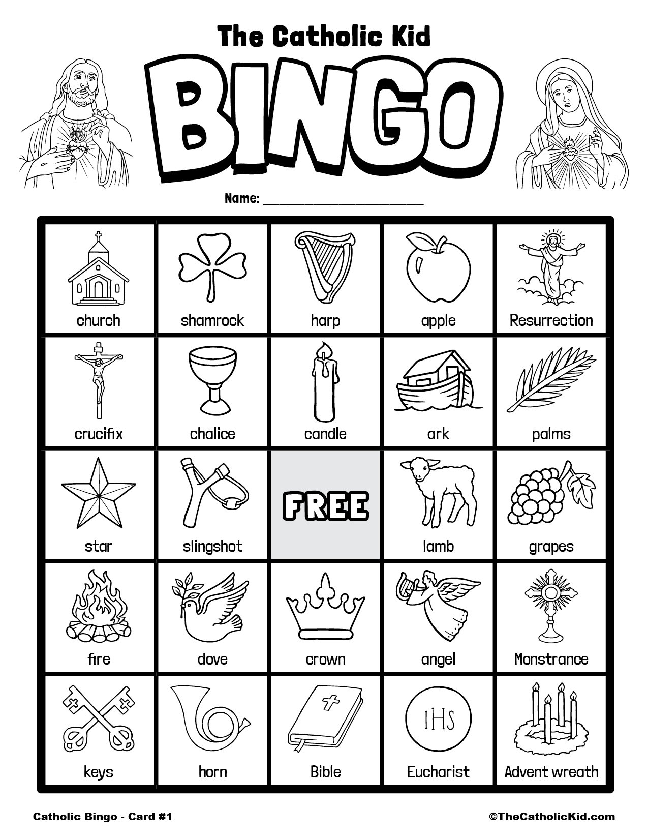 Printable Catholic Activities
