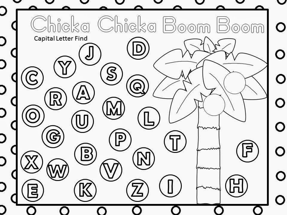 Printable Chicka Chicka Boom Boom Worksheets
