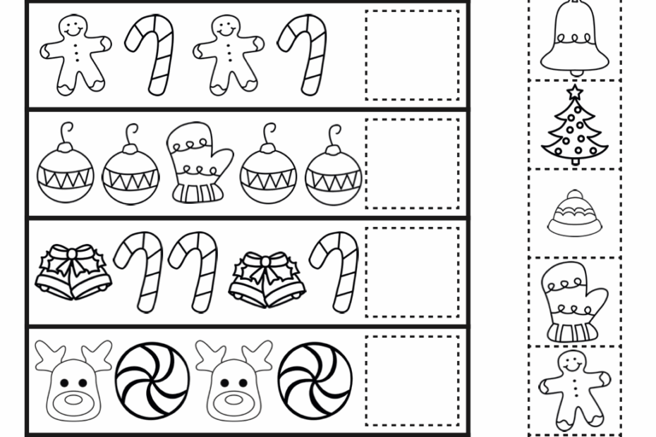 Printable Christmas Activities For Kindergarten