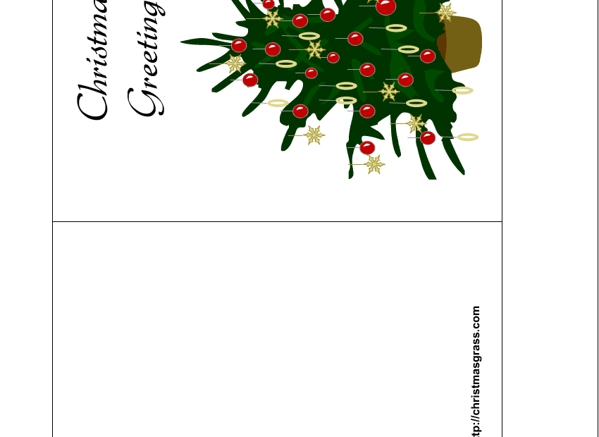 Printable Christmas Card Templates