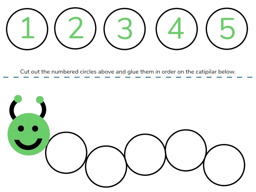 Printable Counting Caterpillar