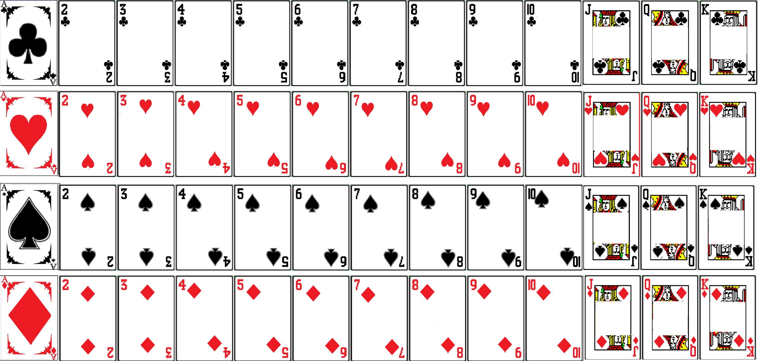 Printable Deck Of Cards TheBeautyJoy