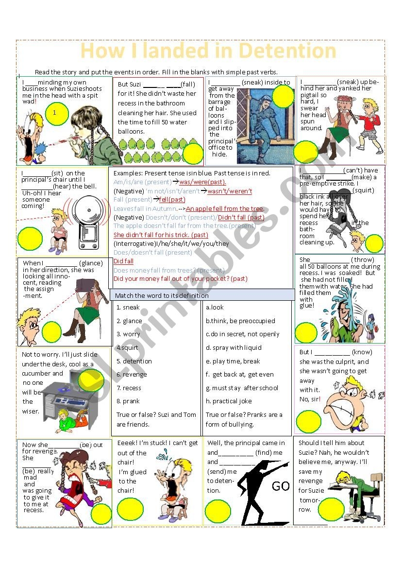 Printable Detention Activities Printable Word Searches