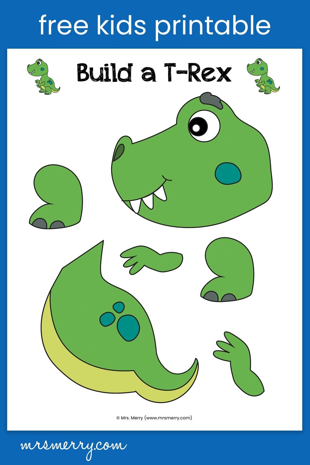 Printable Dinosaur Crafts For Kids