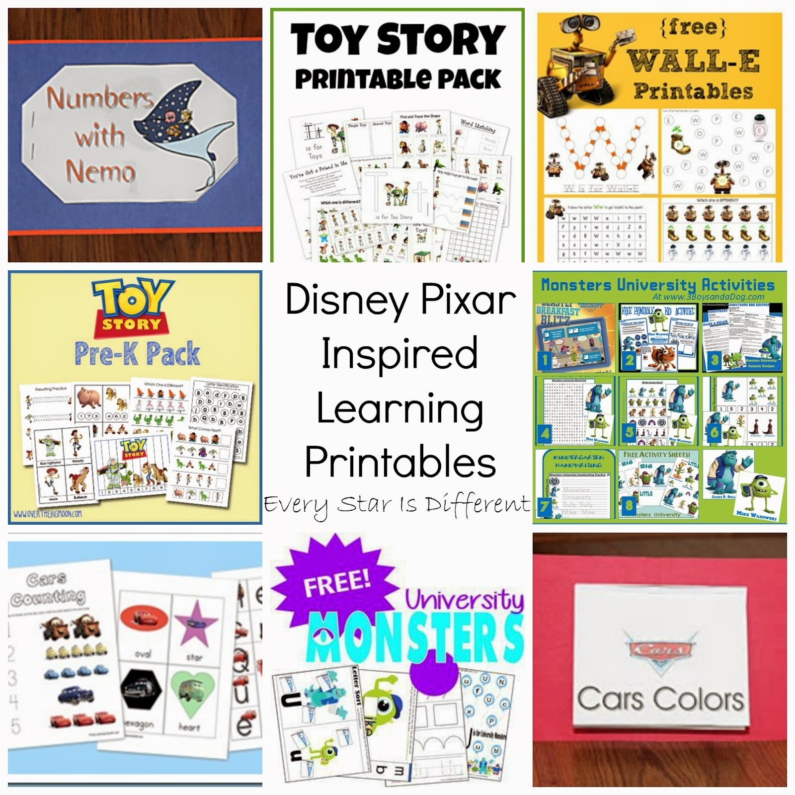 Printable Disney Activities