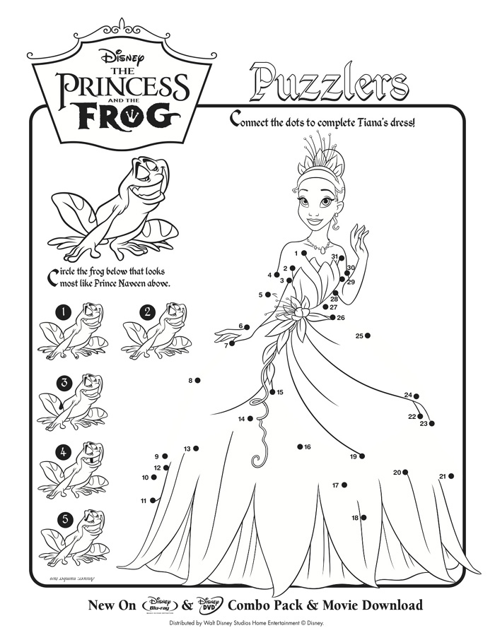 Printable Disney Activity Sheets