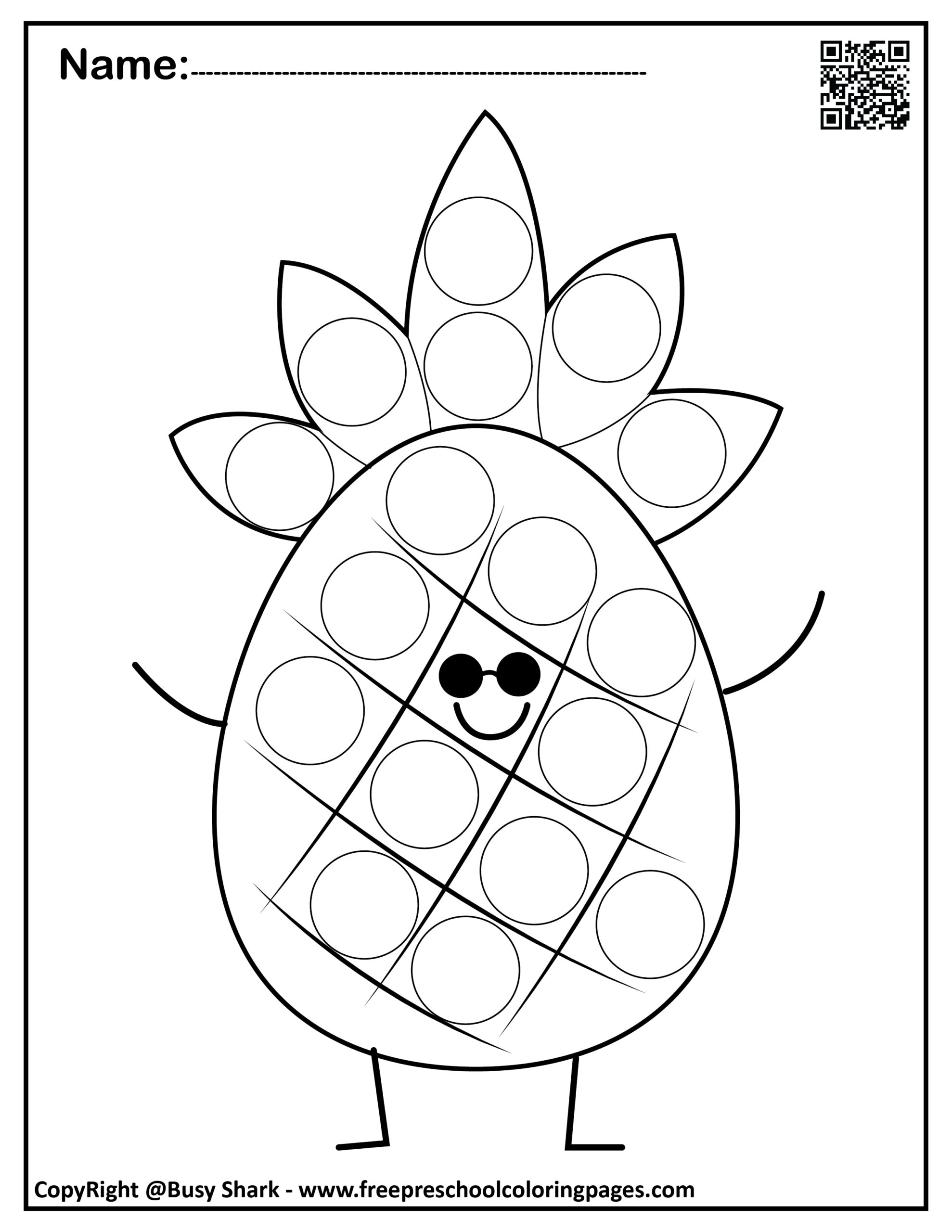 Printable Dot Stickers