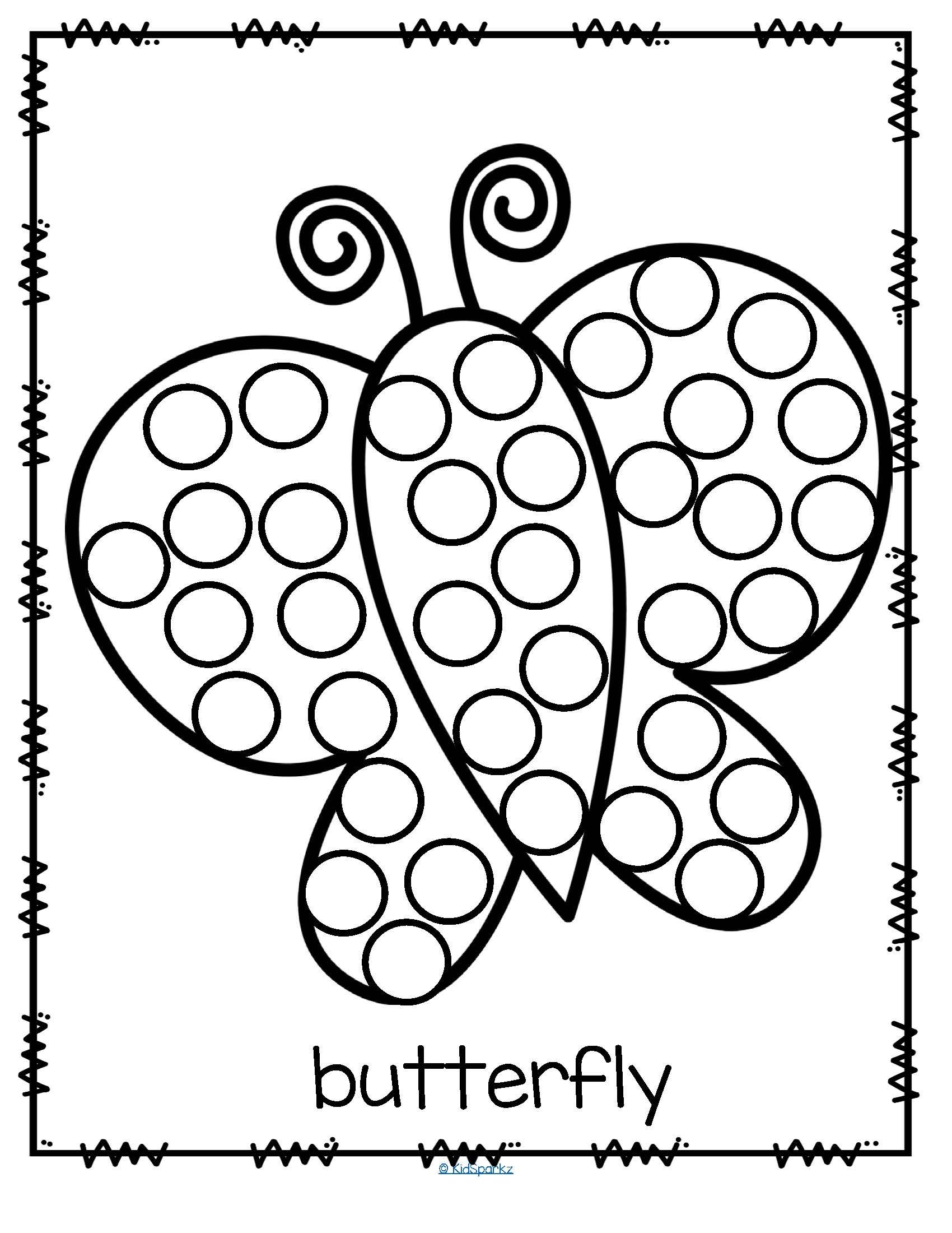Printable Dot Stickers