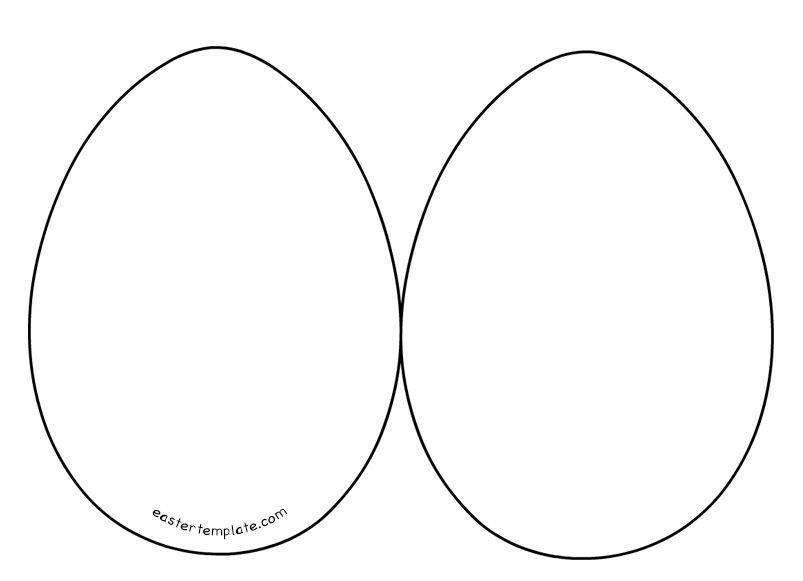 Printable Easter Egg Card Template Printable Templates