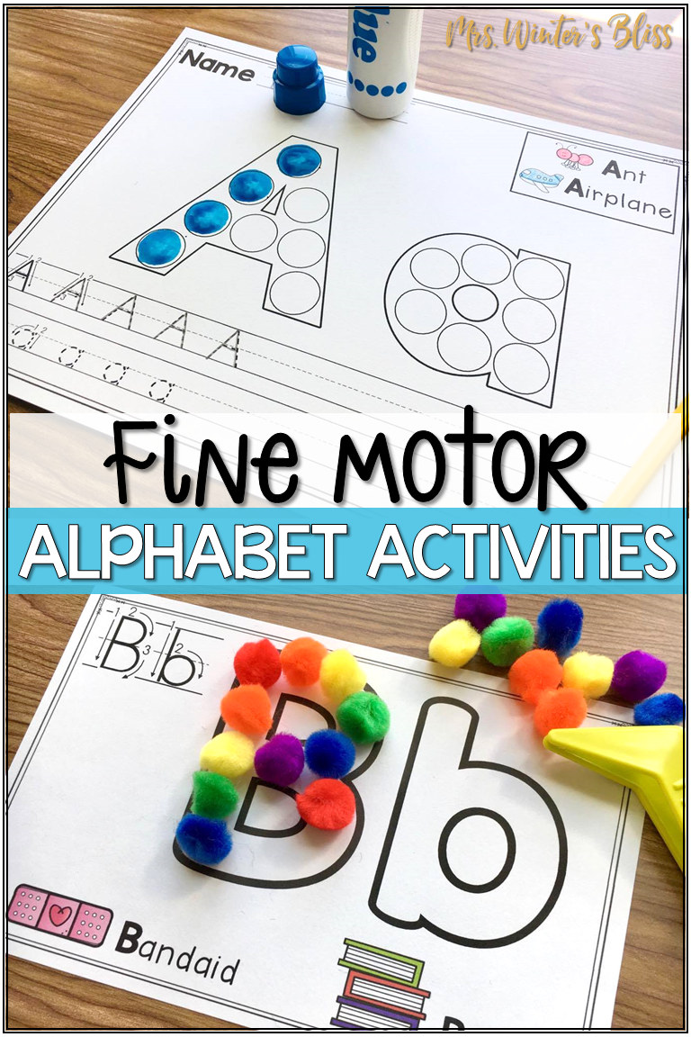 Printable Fine Motor Skills Activities