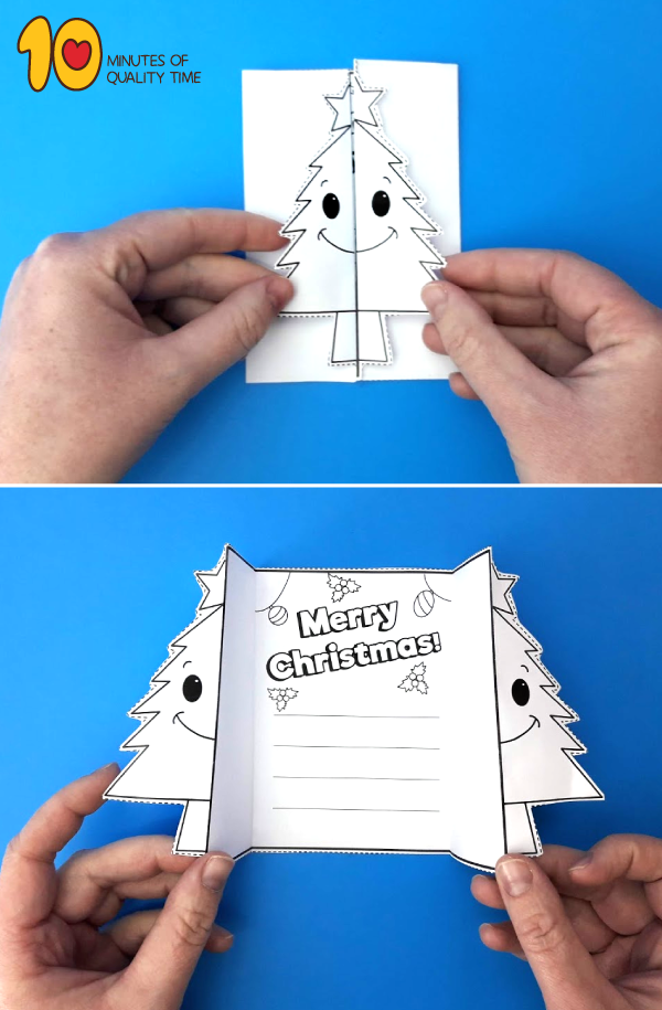Printable Foldable Christmas Cards