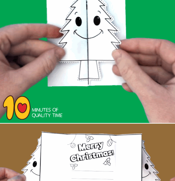 Printable Foldable Christmas Cards