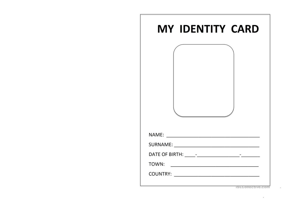 free printable nationality id card templates